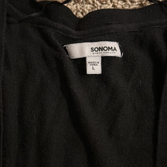 Juniors Black Sweater Cardigan - Picture 3 of 4